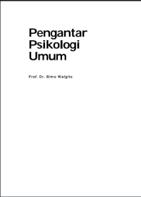 Image of Pengantar Psikologis Umum